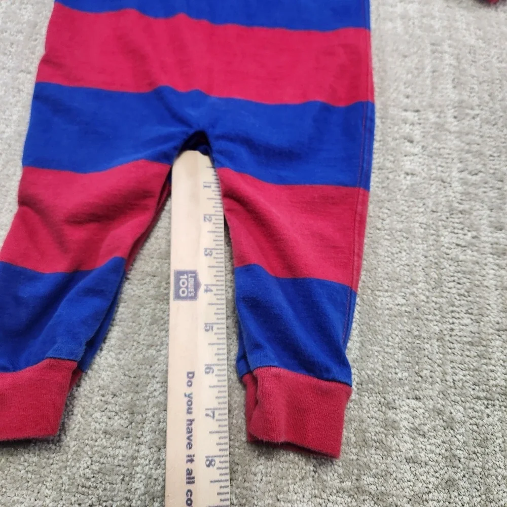 Ralph Lauren Rugby Coverall Romper Kids 12 Months‎ Polo All Stars Chunky Striped
